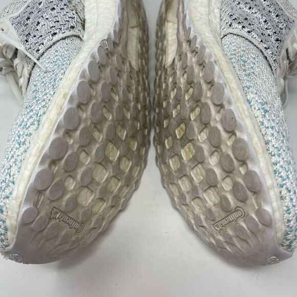 Adidas White Athletic Ultra boost Clima Parley Sneaker Shoes Size 14